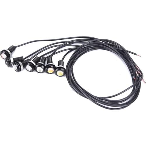 9W 12V 18MM Red LED Eagle Eye Light Car Fog DRL Daytime Reverse Backup