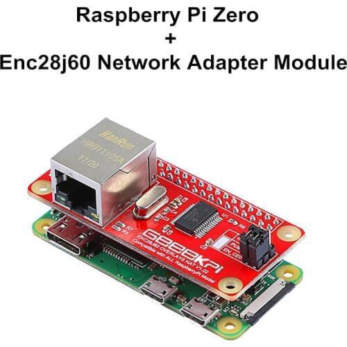 Raspberry Adapter Raspberry Pi Zero with ENC28J60 Network Adapter Module DIY Learning Kit Compatible with all RaspberryPI Models