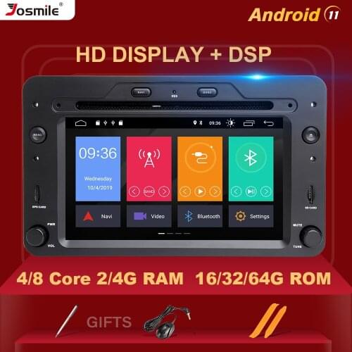 4GB AutoRadio 2 din Android 11 Car DVD Player For Alfa Romeo 159 Brera Spider Sportwagon Multimedia Stereo GPS Navigation Audio