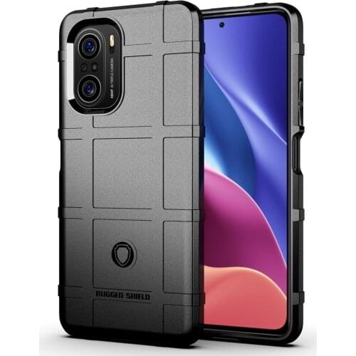 Case For XIAOMI POCO F3 Redmi K40 K40 Pro K40 Pro+ MI 11i Case Rugged Fiber Shield Matte Rubber Anti-fall Shockproof Case