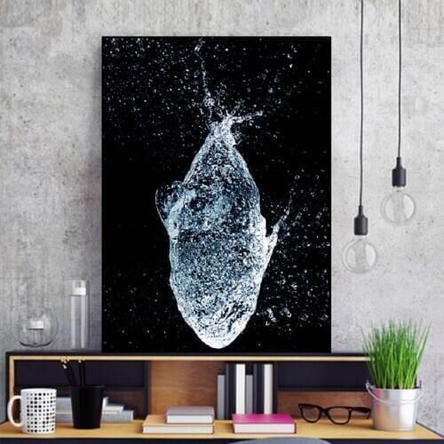 Nordic Abstract Water Animal Horse Whale Canvas Prints Posters Wall Art Canvas Paintings Pictures Living Room Home Decoration