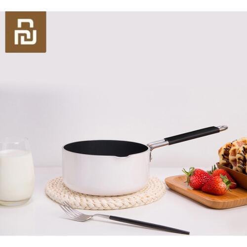 Xiaomi Milk Pot 16cm for Warming Cooking Milk Soup Pancake Maker Cake Kitchen Pot for Egg Steak Skillet Grill 1.36L