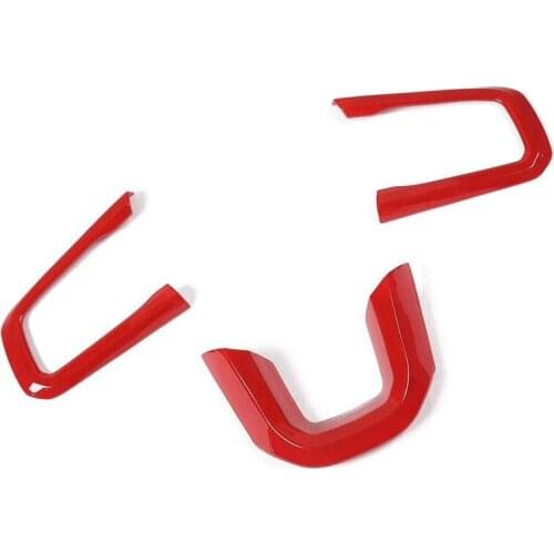 JL JT Steering Wheel Frame Cover Kit Trim for Jeep Wrangler JL 2018 2019 2020 Gladiator JT 2020 Interior Accessories