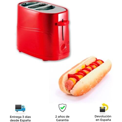 Hot dog Machine, fast, powerful, portable, 2 sausage, 2 breads, tray, automatic, clean, hot dogs