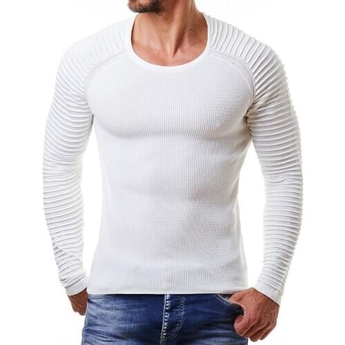 Men Casual Pullovers Spring/Autumn Sweater Slim Men O-Neck Sweater Fashion Long Sleeve Knitwear Male Pullovers Sportswear
