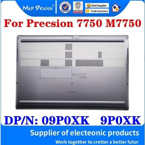 New Original 09P0XK 9P0XK AM2V4000131 For Dell Precsion 7750 M7750 Laptop Access Panel Door Bottom Cover Silver Gray D Shell