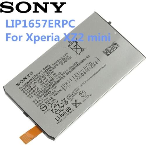 Sony Original Replacement Phone Battery For SONY Xperia XZ2 mini LIP1657ERPC Authentic Rechargeable Battery 2870mAh