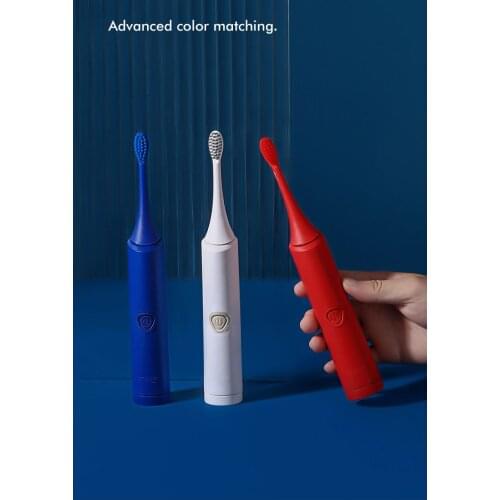 Adult Electric Toothbrush Couple Ultrasonic Non-Rechargeable Soft Hair Automatic Waterproof,A Free Brush and Battery Travel Set