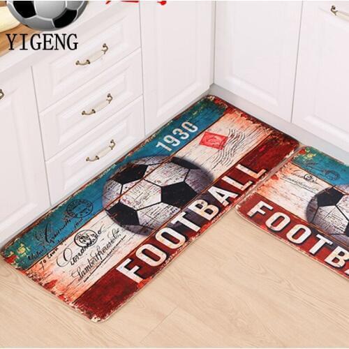 Hot Design Cute Squirrel football Print Bathroom Carpet Entrance Doormat Rug Anti-Slip Rectangular Bedroom Kitchen Floor Mat