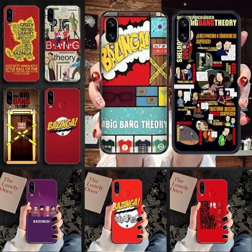 The Big Bang Theory TV Phone case For Huawei Honor 6 7 8 9 10 10i 20 A C X Lite Pro Play black luxury prime soft hoesjes art