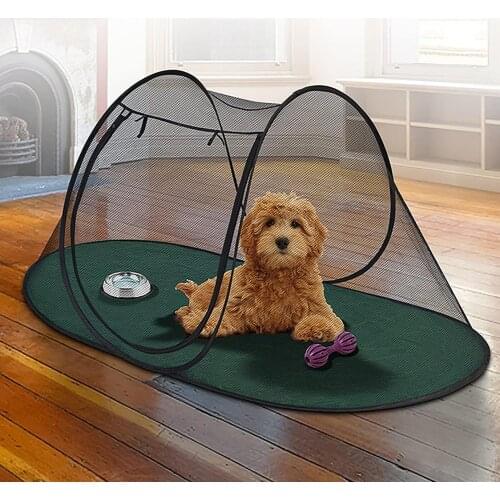 New Pet Pop Up Bug Net Tent Outdoor Folding Cat Anti-Bug Netting Tent Dog House Cage Breathable Anti-bite Netting Tent