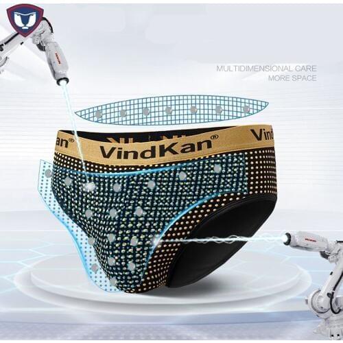 3 Pieces Shorts Male Underwear Mens Sexy Magnetic Therapy Boxer Shorts Health Care Underwear Breathable Casual Boxer Panties 05