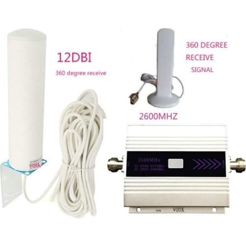 VOTK 4G Signal Booster 2600mhz FDD Network Signal Repeater Mobile Phone 4G Amplifier with OMNI ANTENNA