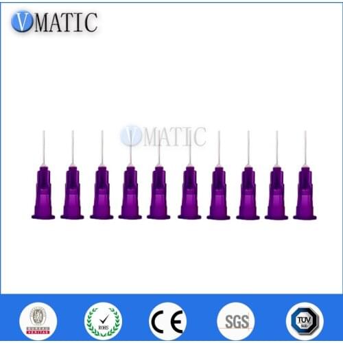 High Quality 24G Precision Passivated S.S Dispense Tip With PP Safetylok hub 0.5" Tubing Length Glue Dispenser Needles 1/2 Inch