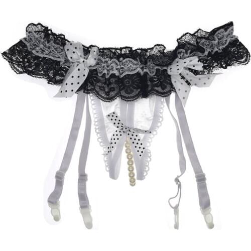 1 piece Sexy Women Lace Garter Temptation Ultra-Thin Female Silk Stockings Suspender Belt Garters Belts 4 colour Optional