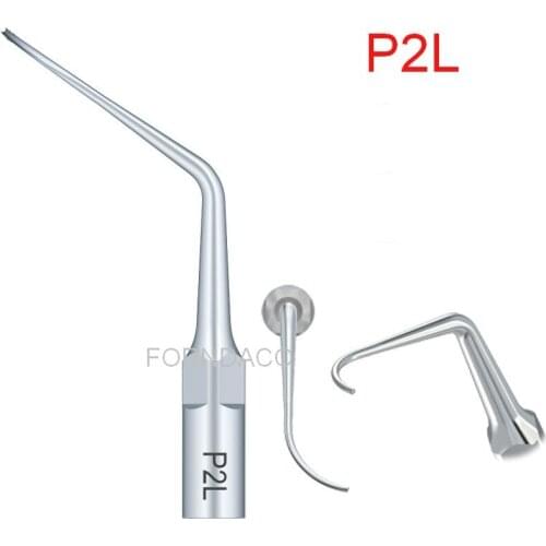 2pcs P2L Dental Scaler Tips For EMS Woodpecker Scaler Handpiece Dental Ultrasonic Scaler Scaling Tip Dental Equipment Dentist