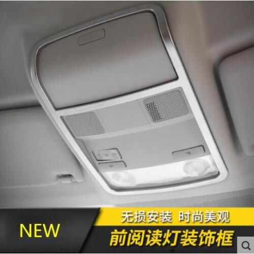 For Volkswagen Tiguan 2010-2017Car Accessories Front Rear Reading Light Panel Frame Trim Sticker Cover Lnterior Decoration YJD