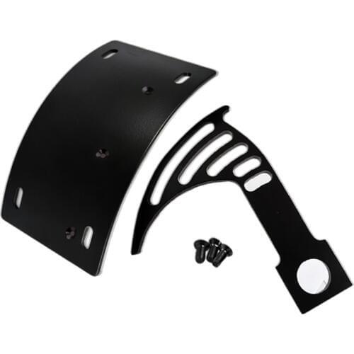 Side Mount Motorcycle License Plate Bracket Tail Light Holder for Harley