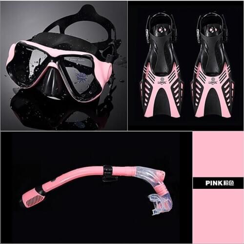 LOYOL snorkeling snorkeling Sambo full dry breathing tube with adult myopia suit snorkeling equipment