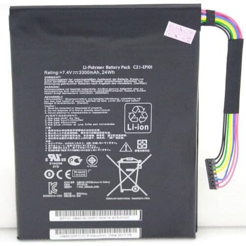 ISUNOO 5pcs/lot C21-EP101 3300mah Battery For Eee Pad Transformer TF101 TR101 Laptop Battery For ASUS