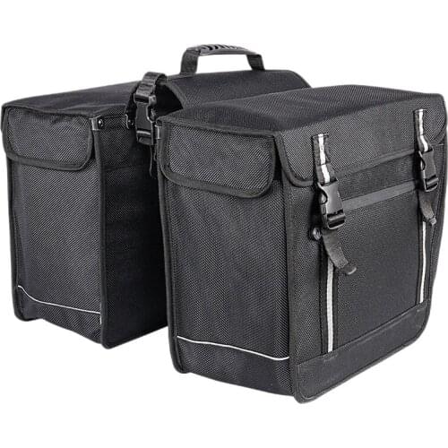 WHeeL UP Bike Pannier Bag Water-Resistant 65L Bicycle Panniers with Reflective Trim Bike Rear Seat Saddle Bags