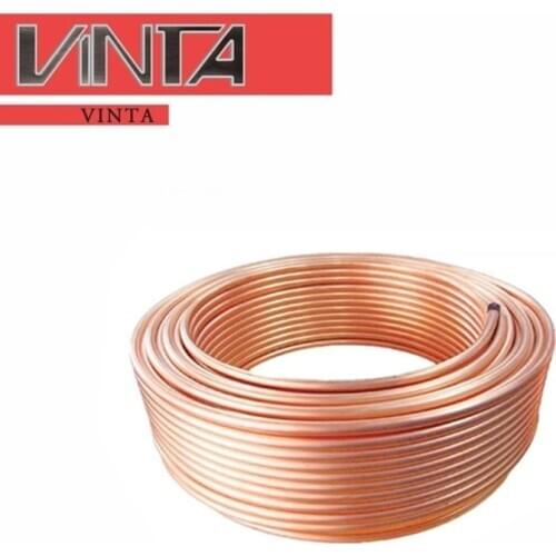 Copper Coil Air Conditioning Copper Tube Copper Coil Oxygen-free Copper High Purity Hollow Inductor coil Electromagnetic CNC