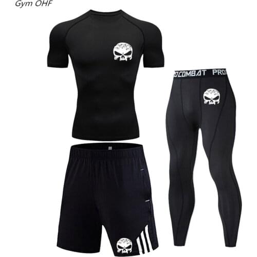 Mens Football Suit Wrestling Suit Canoeing T-Shirt Marathon Shorts Track And Field Suit Gymnastics Tights Tennis Suit BJJ MMA