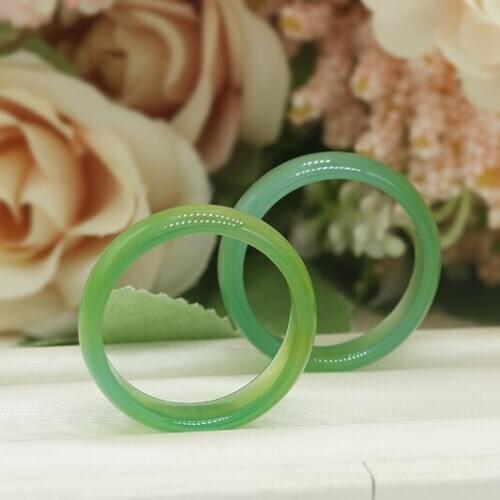 Couple Ring Natural stone Ring men and women texture handmade brand Rings jewelry