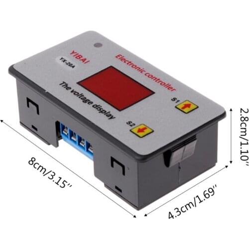 12V Battery Low Voltage Cut off Switch On Protection Undervoltage Controller DC