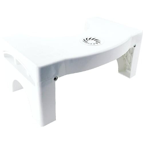 Plastic Foldable Toilet Footstool Strong Bearing Capacity Bathroom Non-slip Squatting Stool for Children Auxiliary Tool