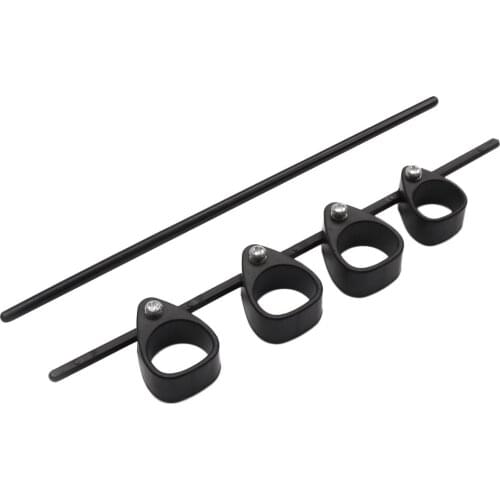 Plastic Finger Extensor Hand Trainer Black for Guitar Piano Player Training Practicing