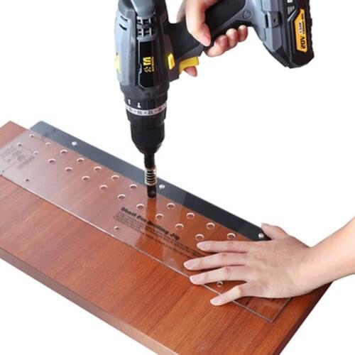 Cabinet Door Hinge Drilling Positioning Plate Woodworking Drilling Positioner Vertical Multifunctional Vertical Positioner