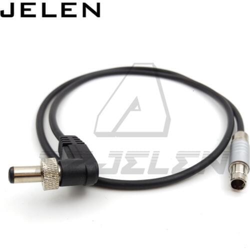 For ARRI Camera RS3 pin to (screw) DC5.5/2.1 power cord for Video Devices Pix-E Pix-E5 Pix-E5H Pix-E7 60cm