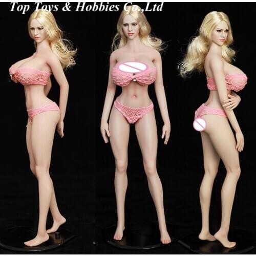 In stock 1/6 Silicone Asian Female Body 28xl Full Body Movable Seamless Glued KT color Soldier Body without KT004 head