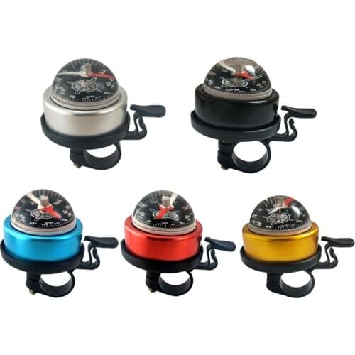 Bicycle Bell Horn Mountain Bike Handlebar Compass Bell Bike Cycling Sport Handlebar Compass Ring-down Horn Bicycle Accessories