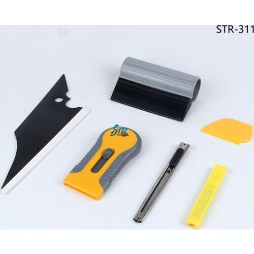 Vinyl Car Wrap Wrapping Decal Graphic Application Tool Vinyl Wrap Squeegee Set For Vinyl Graphics STR-311