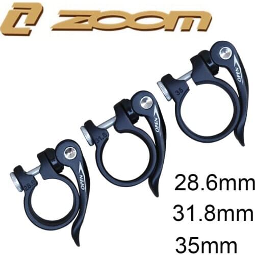 28.6/31.8/35mm Alloy MTB BMX Bike Seat Post Clamp Aluminium Quick Release Mountain Road Fixed Gear Bike Seatpost Clamp Clip