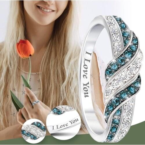 WomenS Rings Vintage Elegant Beautiful Engagement Gifts Fashion Tiles All-Match Rings Different Models кольцо женское 04