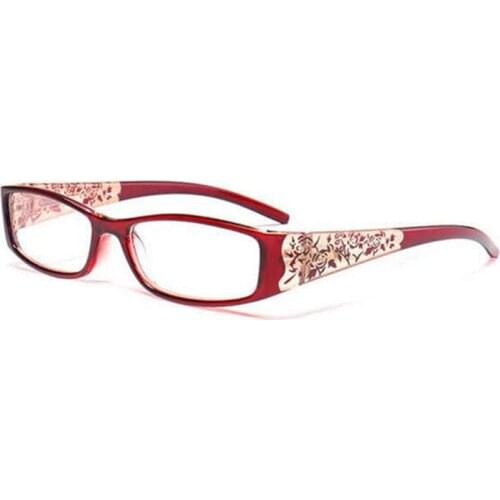 Magnetic Printing Reading Glasses Women Anti-Fatigue Anti-Radiation Diopter Presbyopic Glasses +100+150+200+250+300+350+400