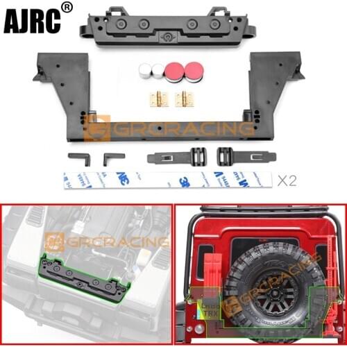 1/10 RC car TRAXXAS TRX-4 Defender front and rear magnetic car shell pillars hidden installation, hood can be opened TRX4 G156C