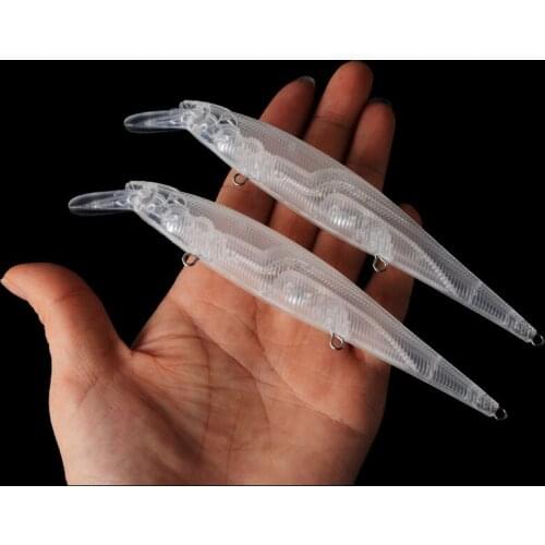 14CM 12.41G 10pcs Blank Nude Baits Crankbait Minnow Bait Unpainted Lure Bodies Fishing Bait