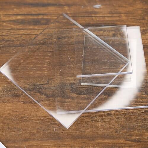 3pcs Transparent Acrylic Rubber Stamp Handle DIY Hand Account Stamp Handles