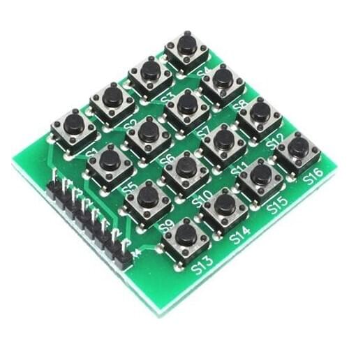 4x4 Matrix 16 Keypad Keyboard Module 16 Button Mcu for