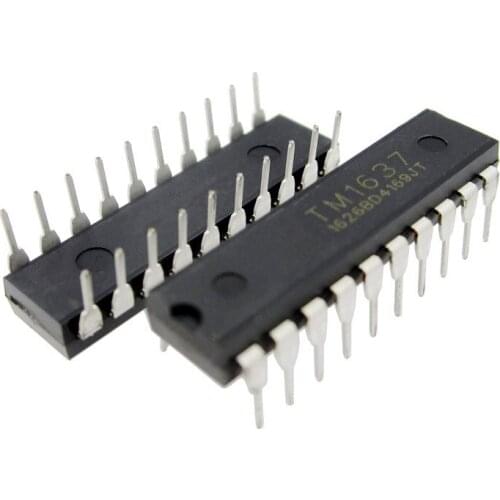 5pcs DIP TM1637 DIP-20 LED digital tube driver IC new