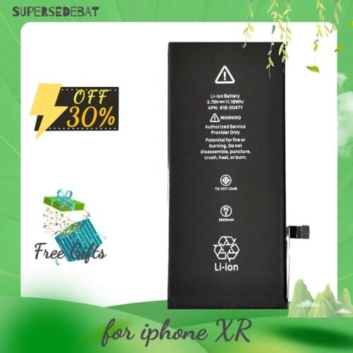 0 cycle 2942 mah High Capacity for iphone xr Battery Replacement Bateria for iphone xr Batteries Rechargeable Batteries Pilas