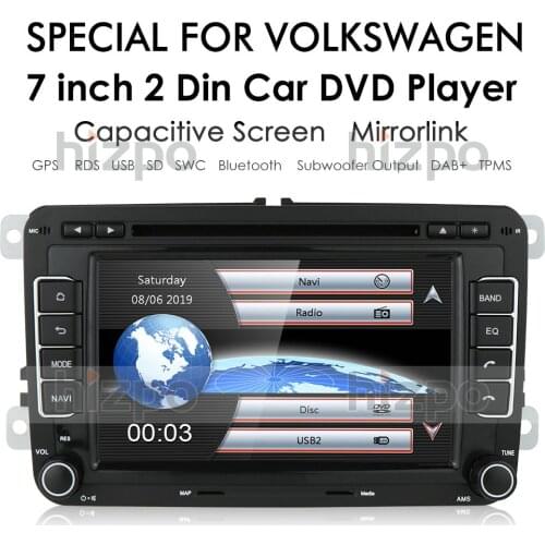 2 Din Car Radio GPS for VW Volkswagen Passat B7 B6 Jetta SEAT Golf Polo Leon Skoda Octavia Car Multimedia Player