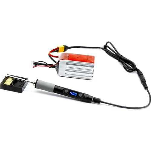 SEQURE SQ-D60B 60W Mini LED 12-24V Digital Display Portable Intelligent Sodering Iron Kit Welding Tool