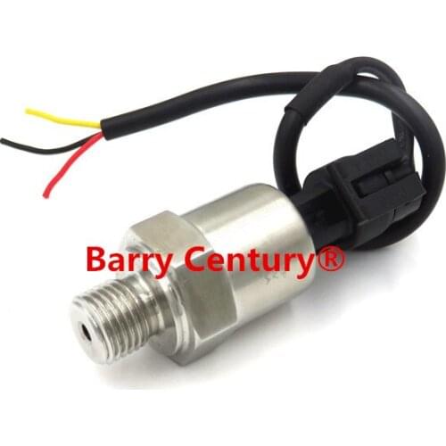 Pressure Transmitter Pressure sensor water air oil pressure sensor Input DC12V output 4-20ma 0.5MPa 1.0MPa 1.6MPa