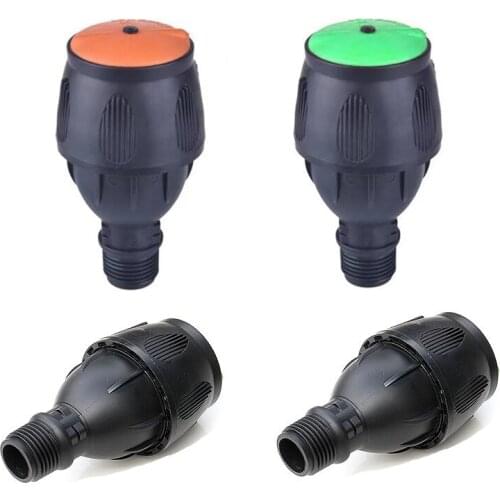 HEMAN 1/2'' Rotary Garden Lawn Sprinkler 360 Degrees Slow Speed Rotaing Water Sprinkler Nozzle Garden Watering Irrigation