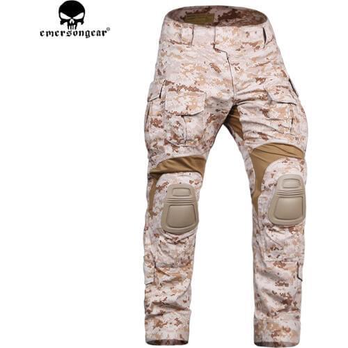 Emersongear Combat Pants with Knee Pads Tactical Trousers Airsoft Military Army Hunting Pants Camouflage Suit Aor1